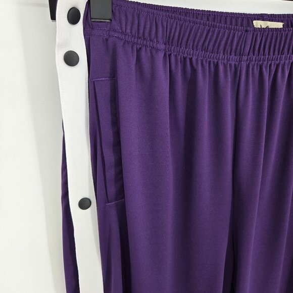 Deyeek womens size XL purple tear away pants side split snap post surgery - Picture 2 of 10